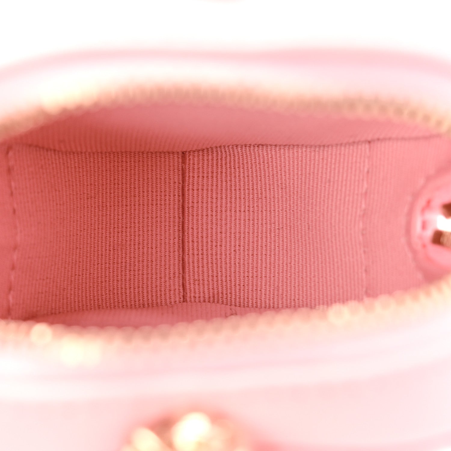 Chanel Lambskin Quilted CC Mini In Love Heart Bag Charm Light Pink 6 of 12