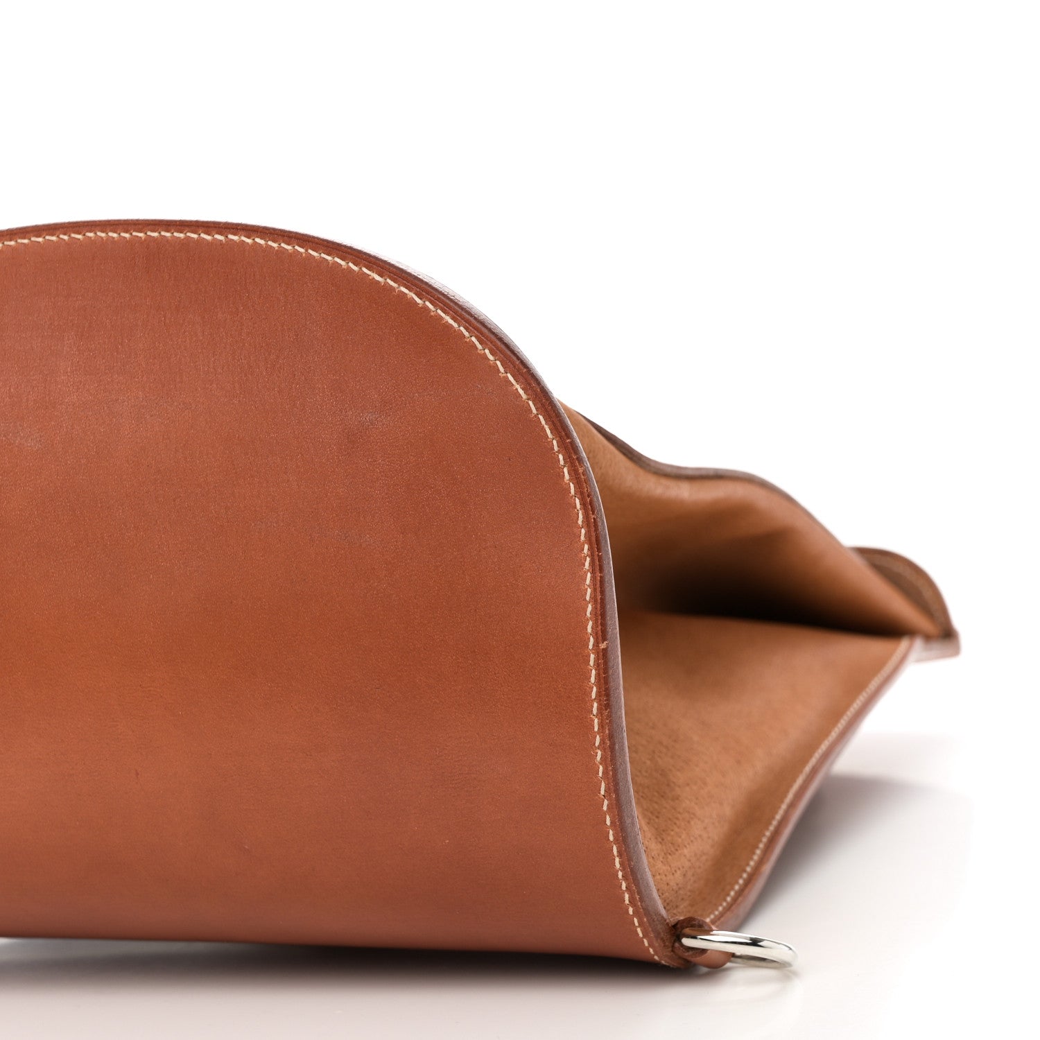 Hermes Barenia Peau Porc Sacoche Pour Selle Backpack Fauve 10 of 10