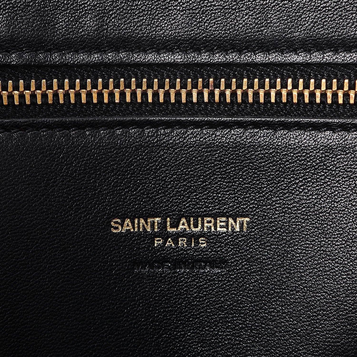 Saint Laurent Smooth Calfskin Medium Monogram Cabas Black 7 of 8