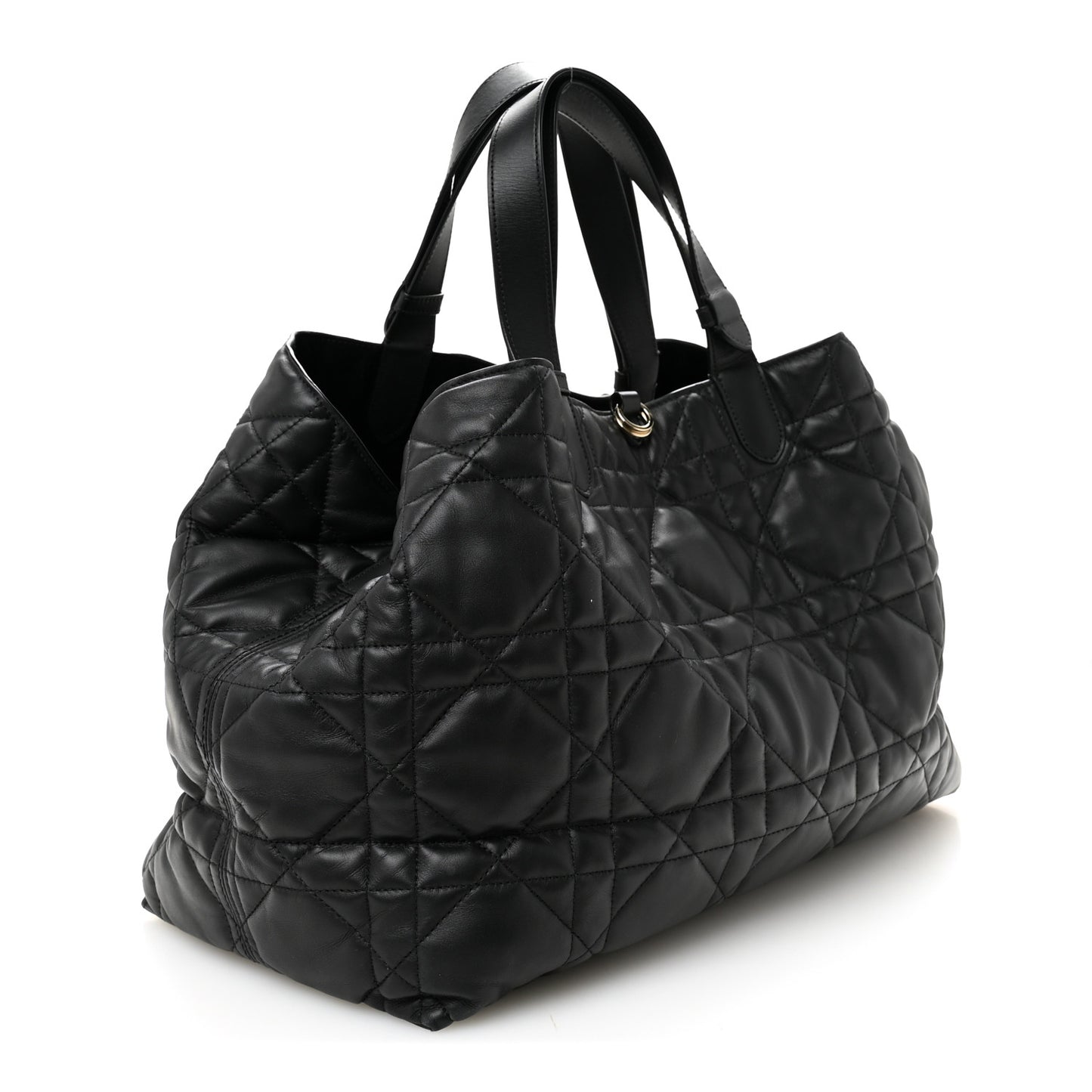 Calfskin Macrocannage Medium Toujours Black