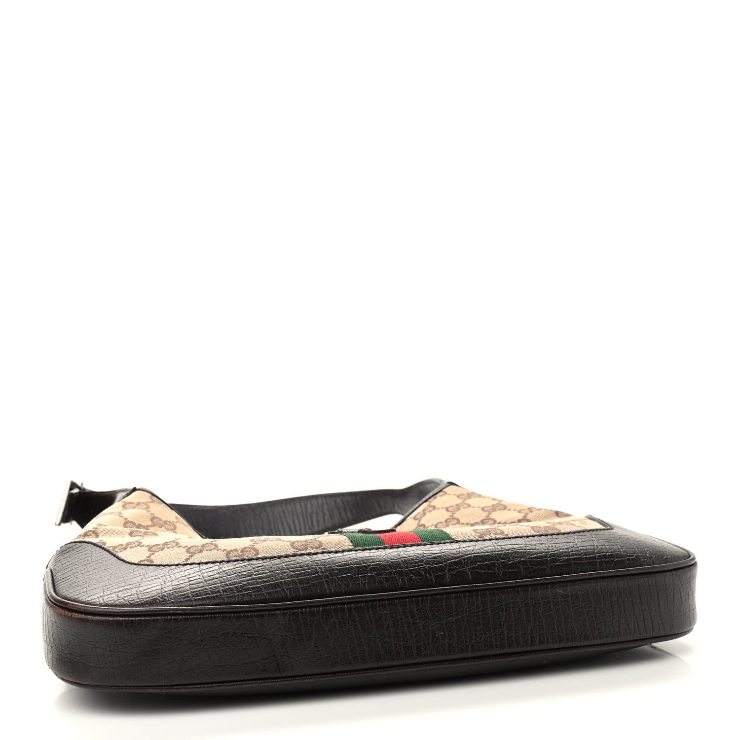 Gucci Monogram Web Jackie O Hobo Dark Brown 4 of 9