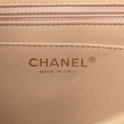 Chanel Caviar Quilted Jumbo Single Flap Beige Clair 6 of 12