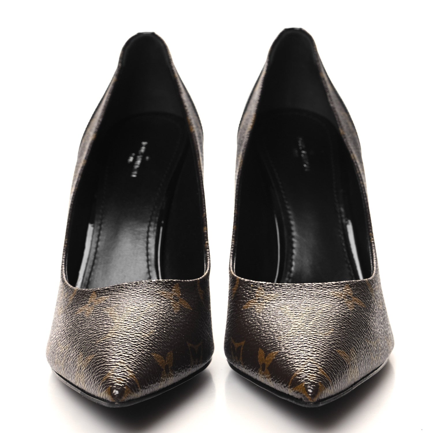 Louis Vuitton Monogram Cherie Pumps 41 Black 2 of 8