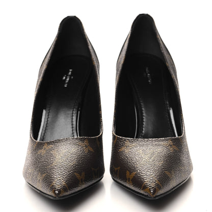 Louis Vuitton Monogram Cherie Pumps 41 Black 2 of 8