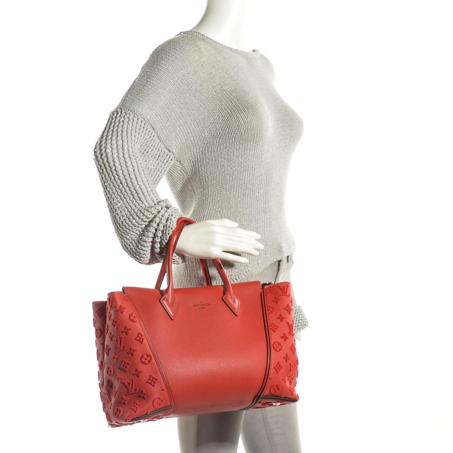 Louis Vuitton Veau Cachemire Tote W PM Paprika 2 of 7