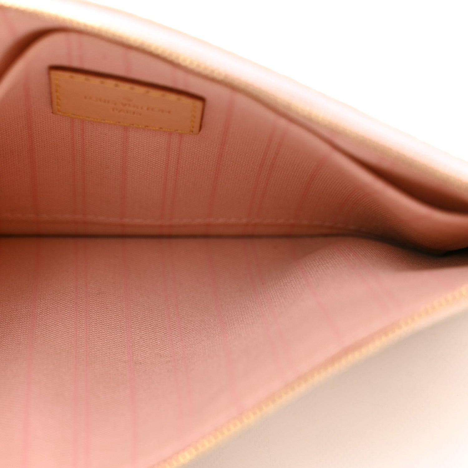 Louis Vuitton Damier Azur Neverfull MM GM Pochette Rose Ballerine 5 of 10