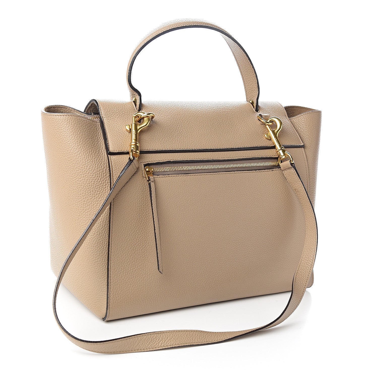 Celine Grained Calfskin Mini Belt Bag Dune 2 of 11