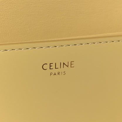 Celine Shiny Calfskin Triomphe Shoulder Bag Papyrus 6 of 9