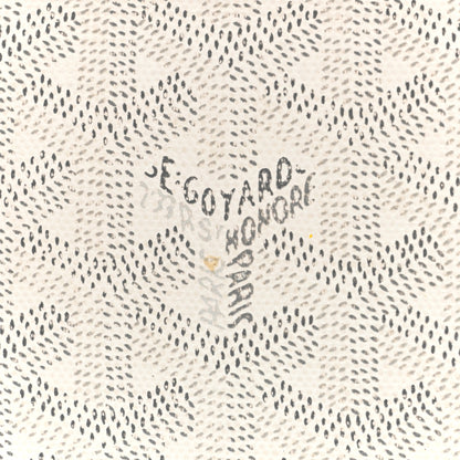 Goyard Goyardine Matignon Zip Around GM Wallet White 25 of 29