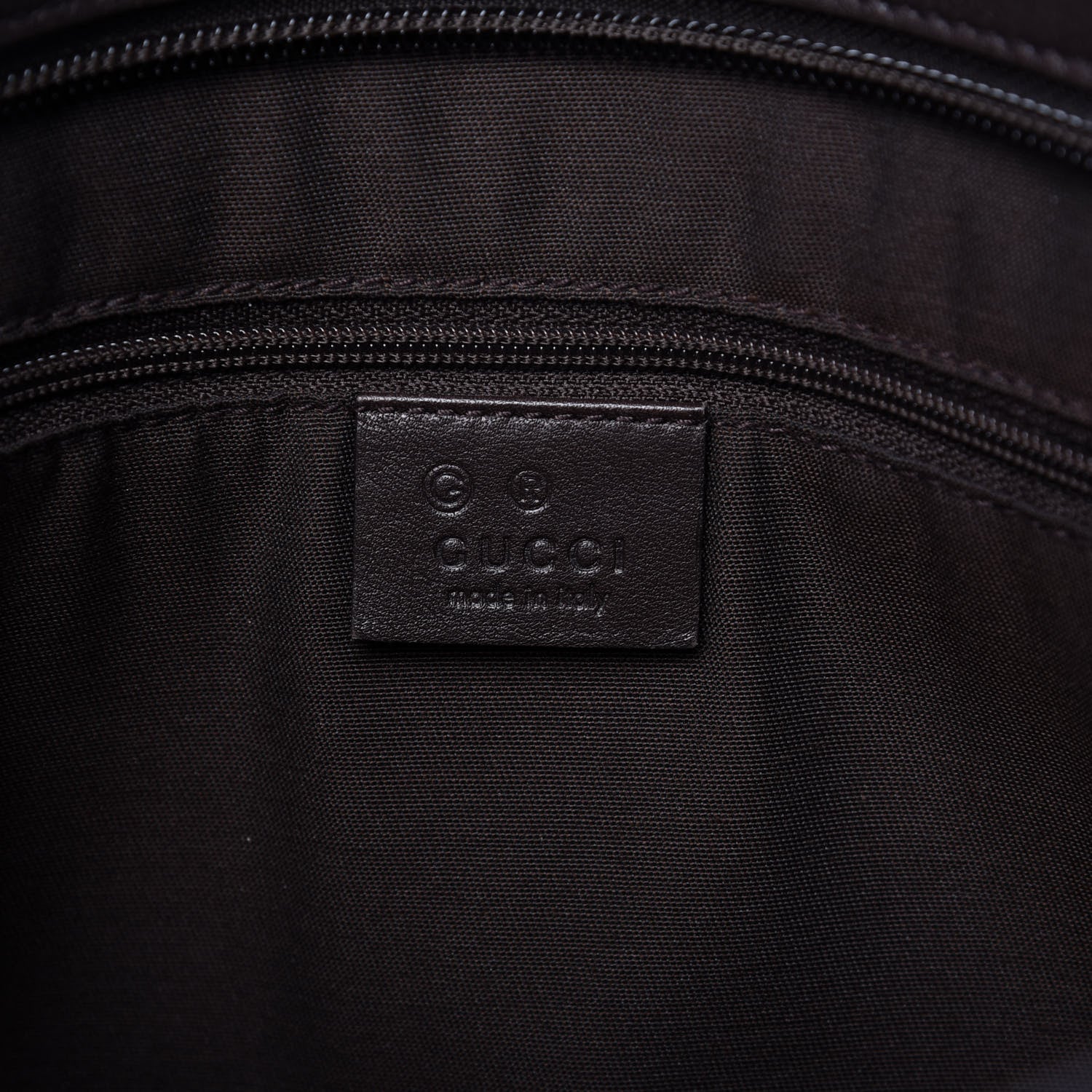 Gucci GG Supreme Monogram Web Flat Messenger Bag Dark Brown 8 of 10