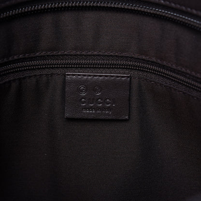 Gucci GG Supreme Monogram Web Flat Messenger Bag Dark Brown 8 of 10
