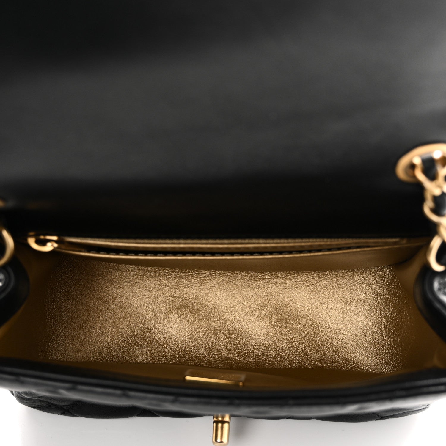 Chanel Lambskin Quilted Mini Pearl Crush Flap Black 5 of 11