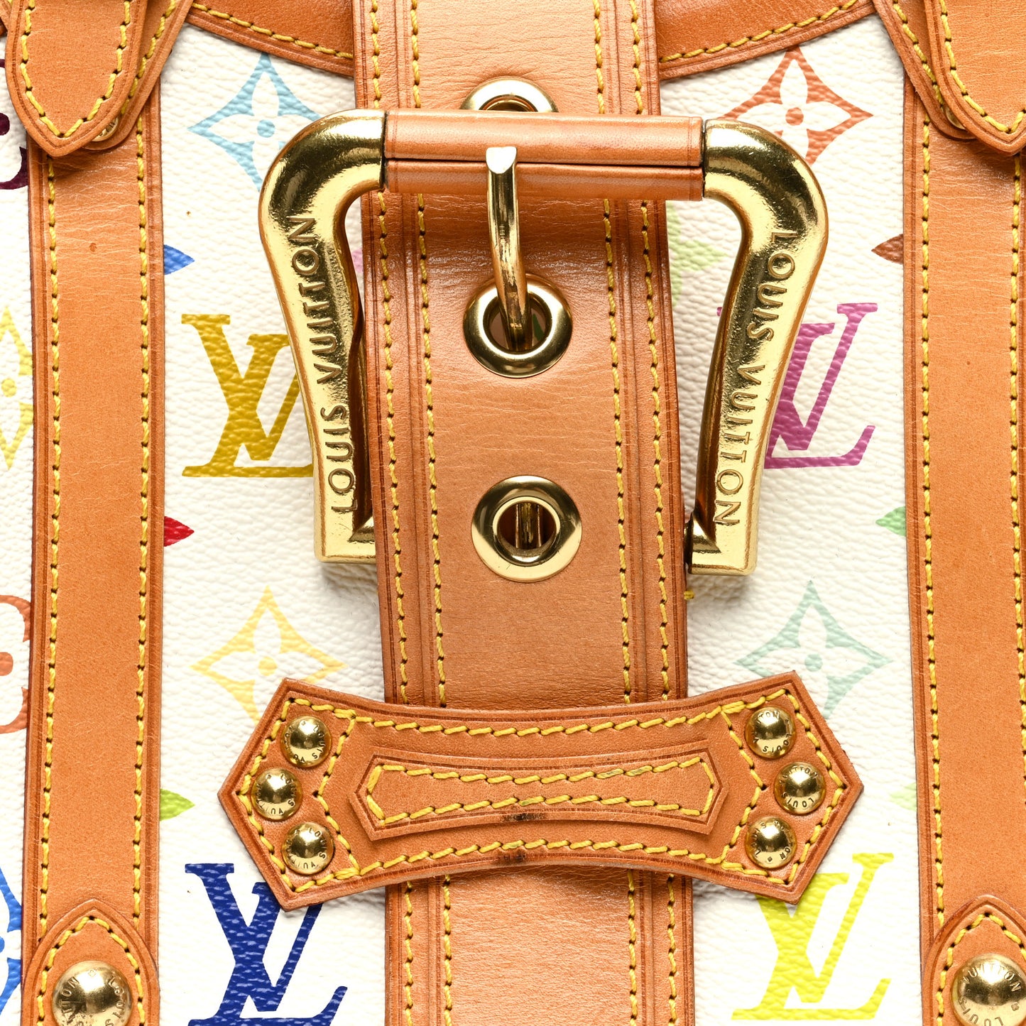 Monogram Multicolor Theda GM White