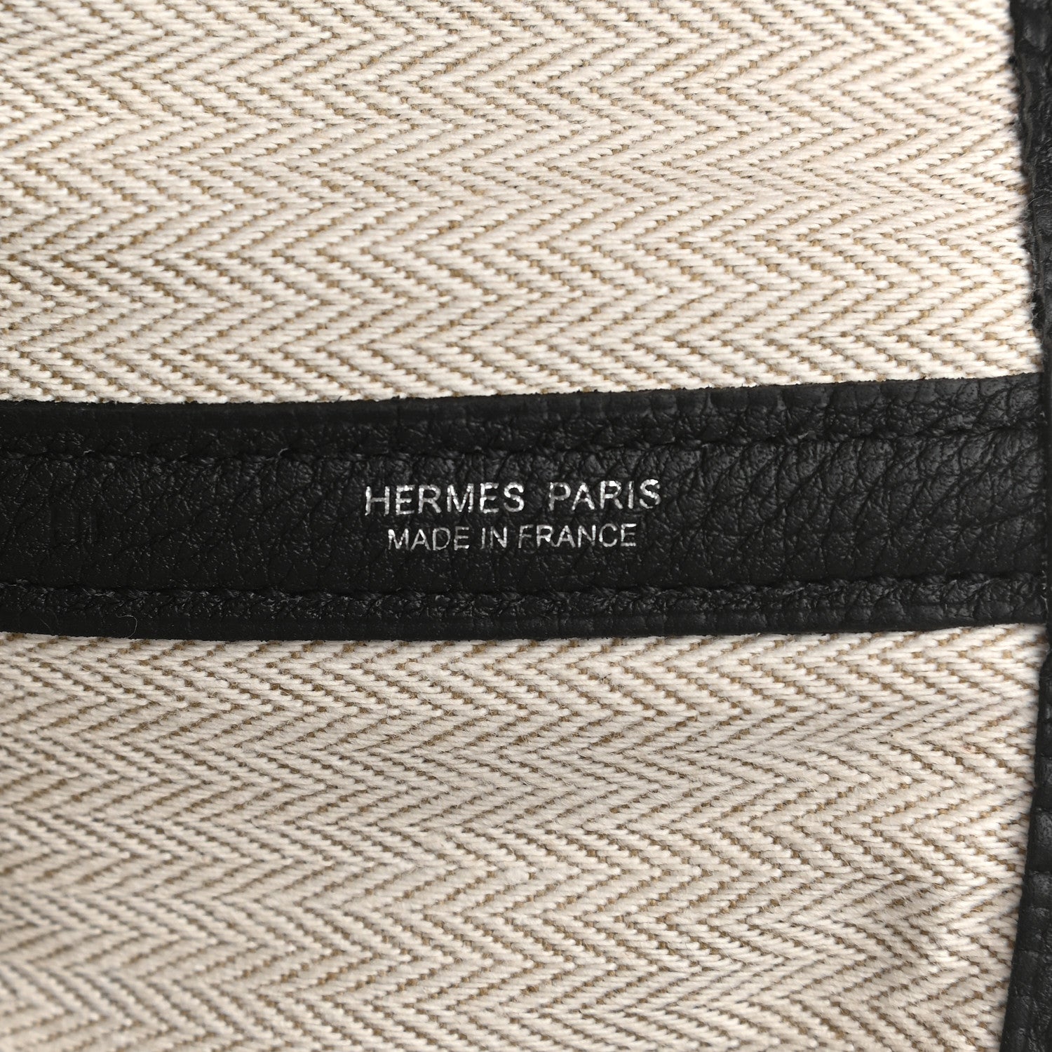 Hermes Negonda Garden Party Tote 36 MM Black 6 of 9