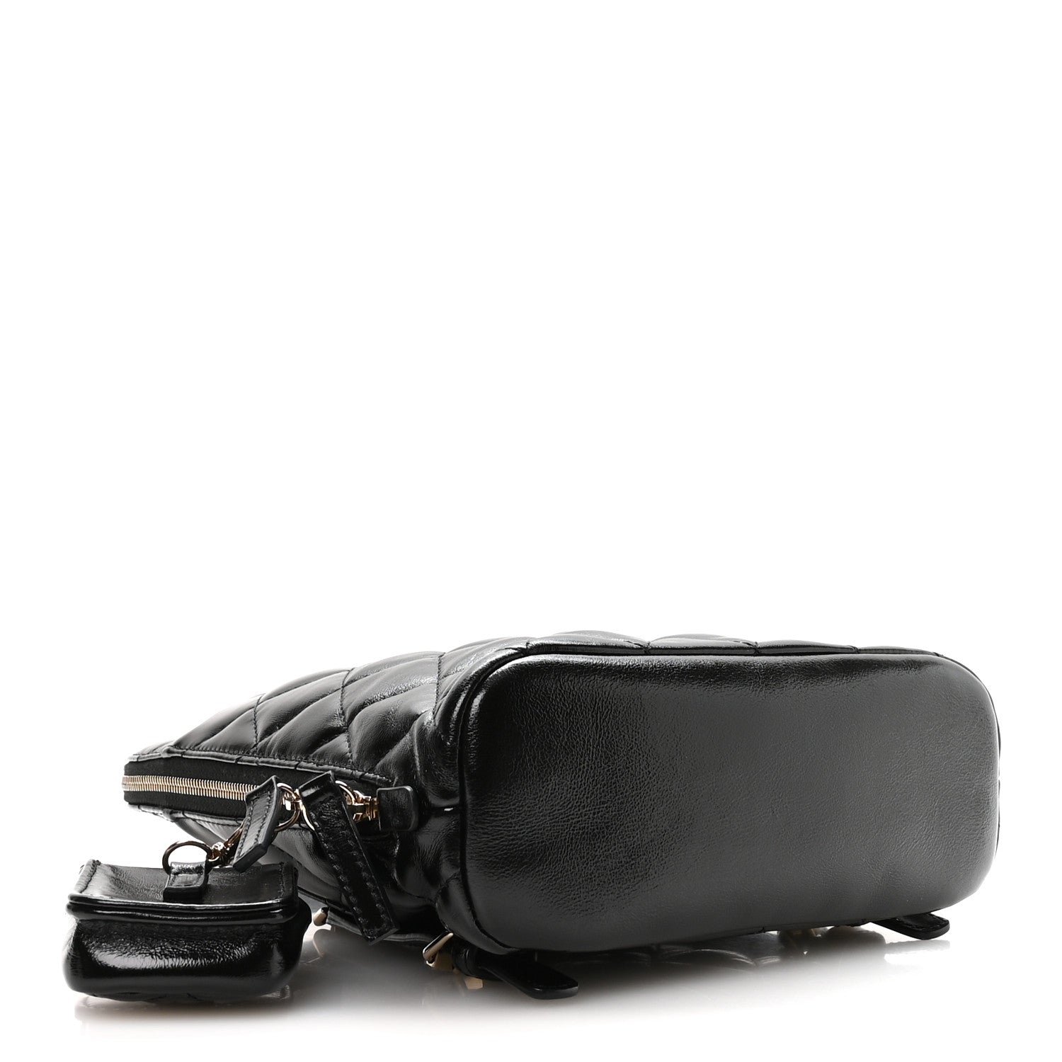 Chanel Shiny Calfskin My Pocket Backpack Black 3 of 9