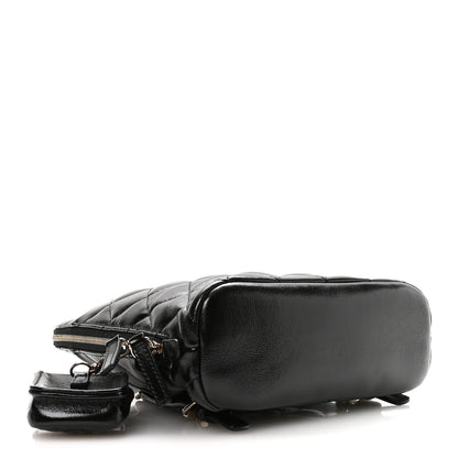 Chanel Shiny Calfskin My Pocket Backpack Black 3 of 9