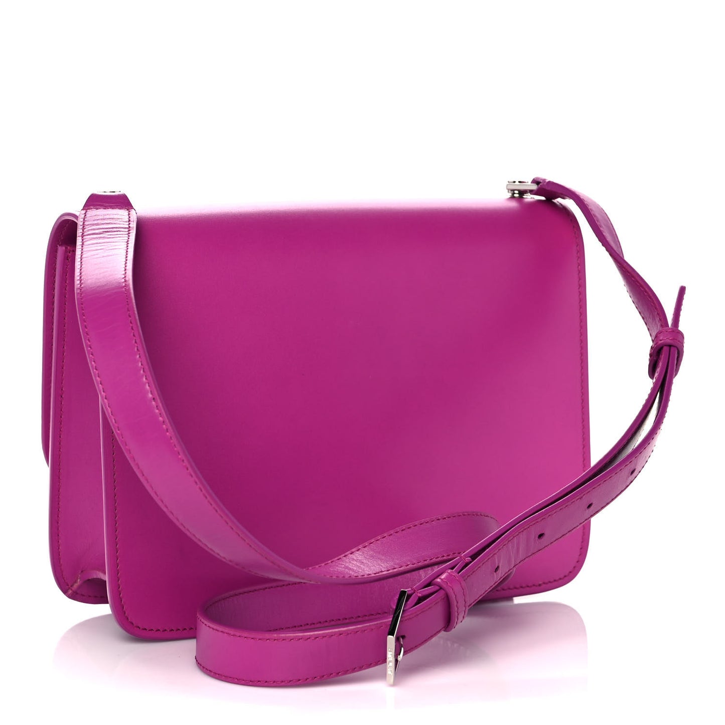 Smooth Calfskin Le Carre Shoulder Bag Purple