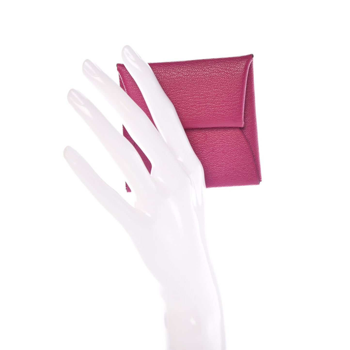 Chevre Mysore Bastia Coin Purse Rose Pourpre