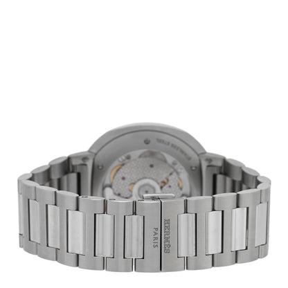 Hermes Stainless Steel 36mm Cut Automatic Watch 3 of 5