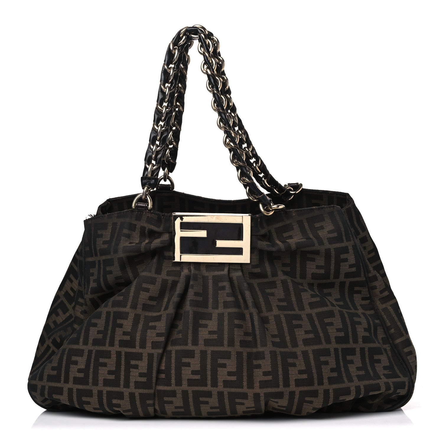 Fendi Zucca Mia Tote Tobacco 1 of 24