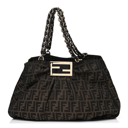 Fendi Zucca Mia Tote Tobacco 1 of 24