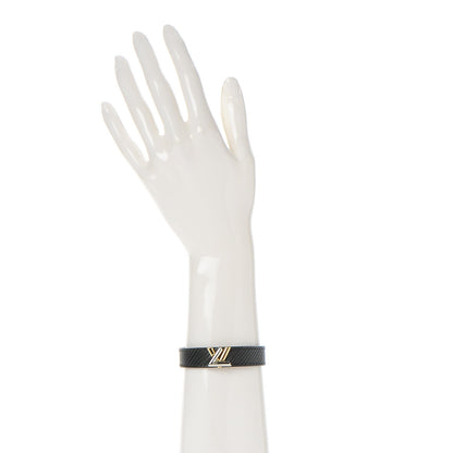 Louis Vuitton Epi Twist It Bracelet 17 Black 2 of 7