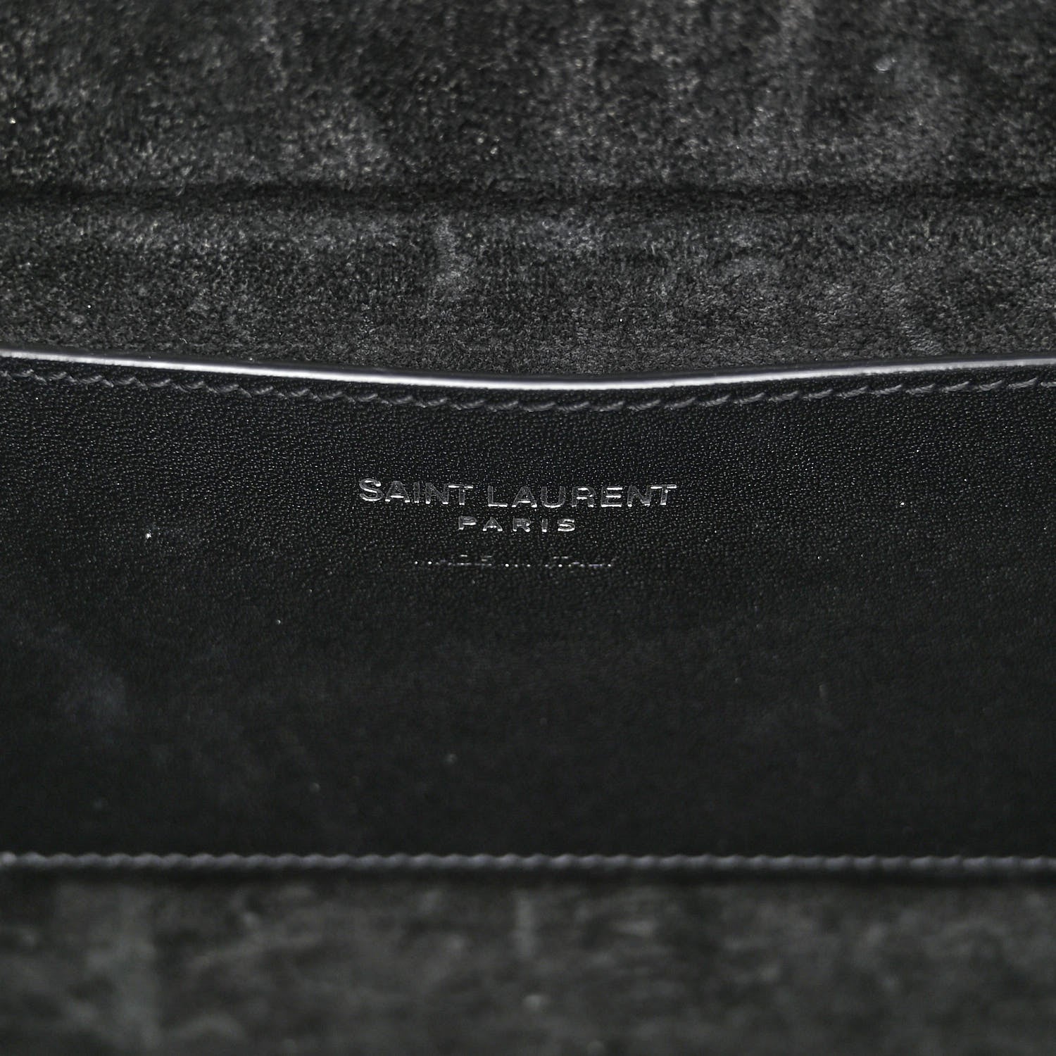Saint Laurent Calfskin Monogram Take Away Box Black 5 of 8