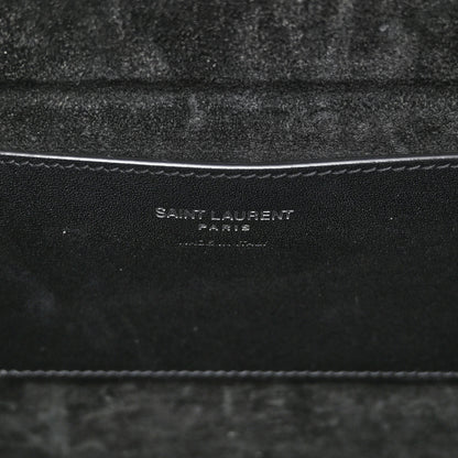 Saint Laurent Calfskin Monogram Take Away Box Black 5 of 8