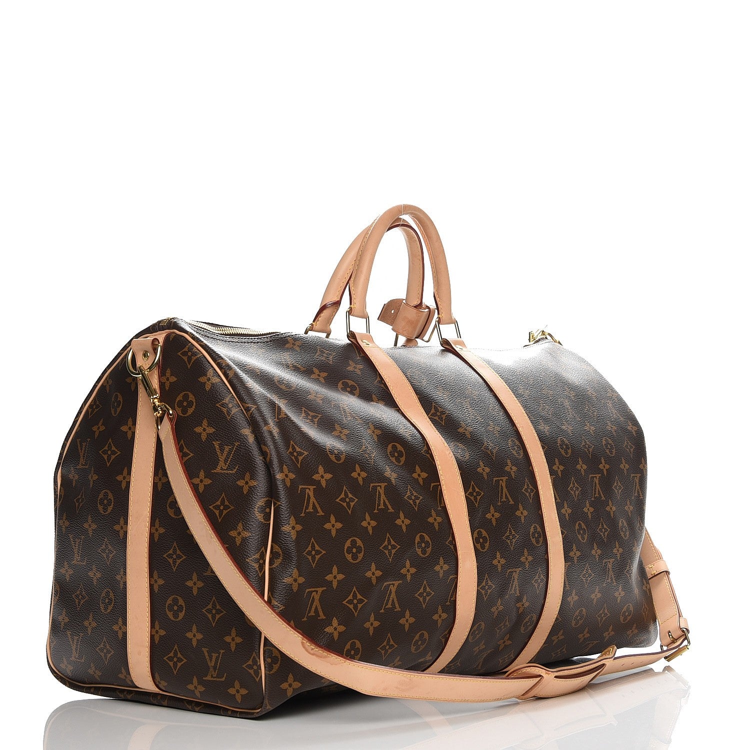 Louis Vuitton Monogram Keepall Bandouliere 55 4 of 10