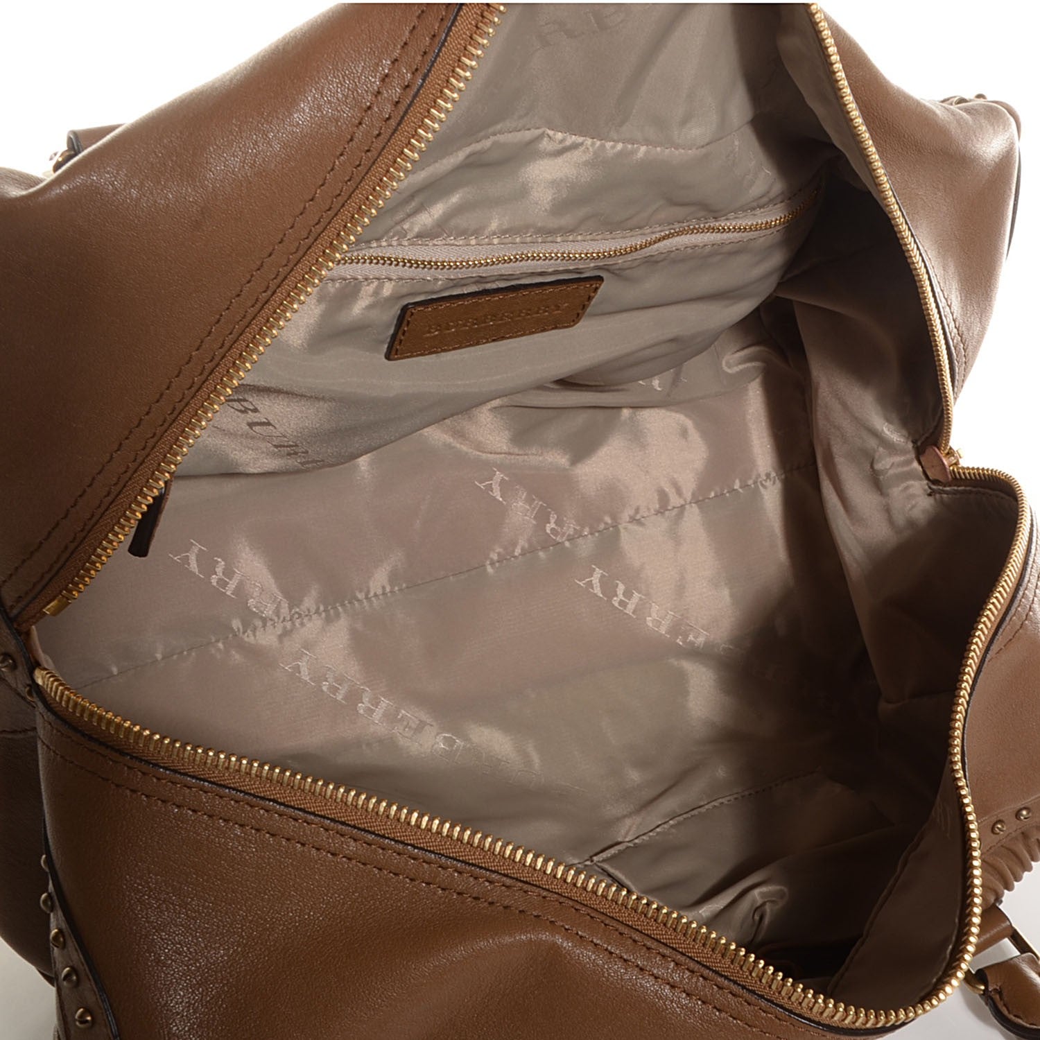 Burberry Lambskin Plisse Medium Emerson Tote Bronze Amber 5 of 13