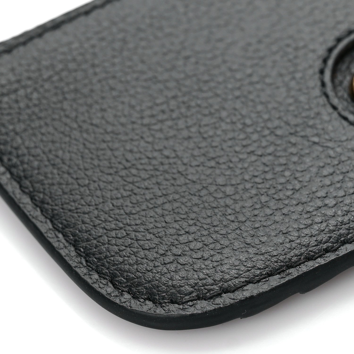 Versace Grained Calfskin La Medusa Zip Card Case Black 7 of 9