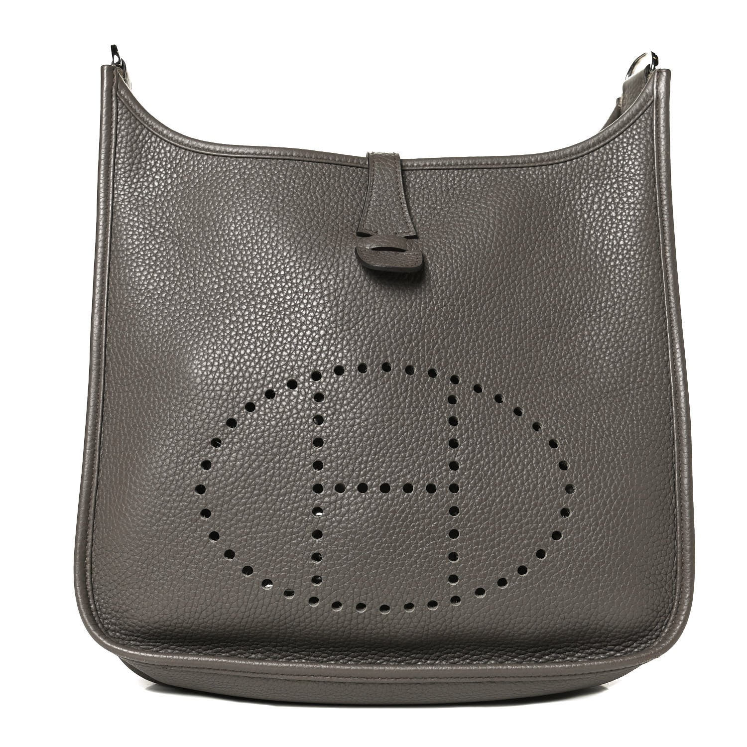 Hermes Taurillon Clemence Evelyne III PM Etain 1 of 10