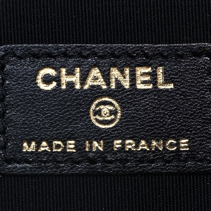 Chanel Lambskin Quilted Small Top Handle Vanity Case With Chain Black 6 of 14