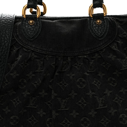 Louis Vuitton Denim Neo Cabby MM Black 7 of 11