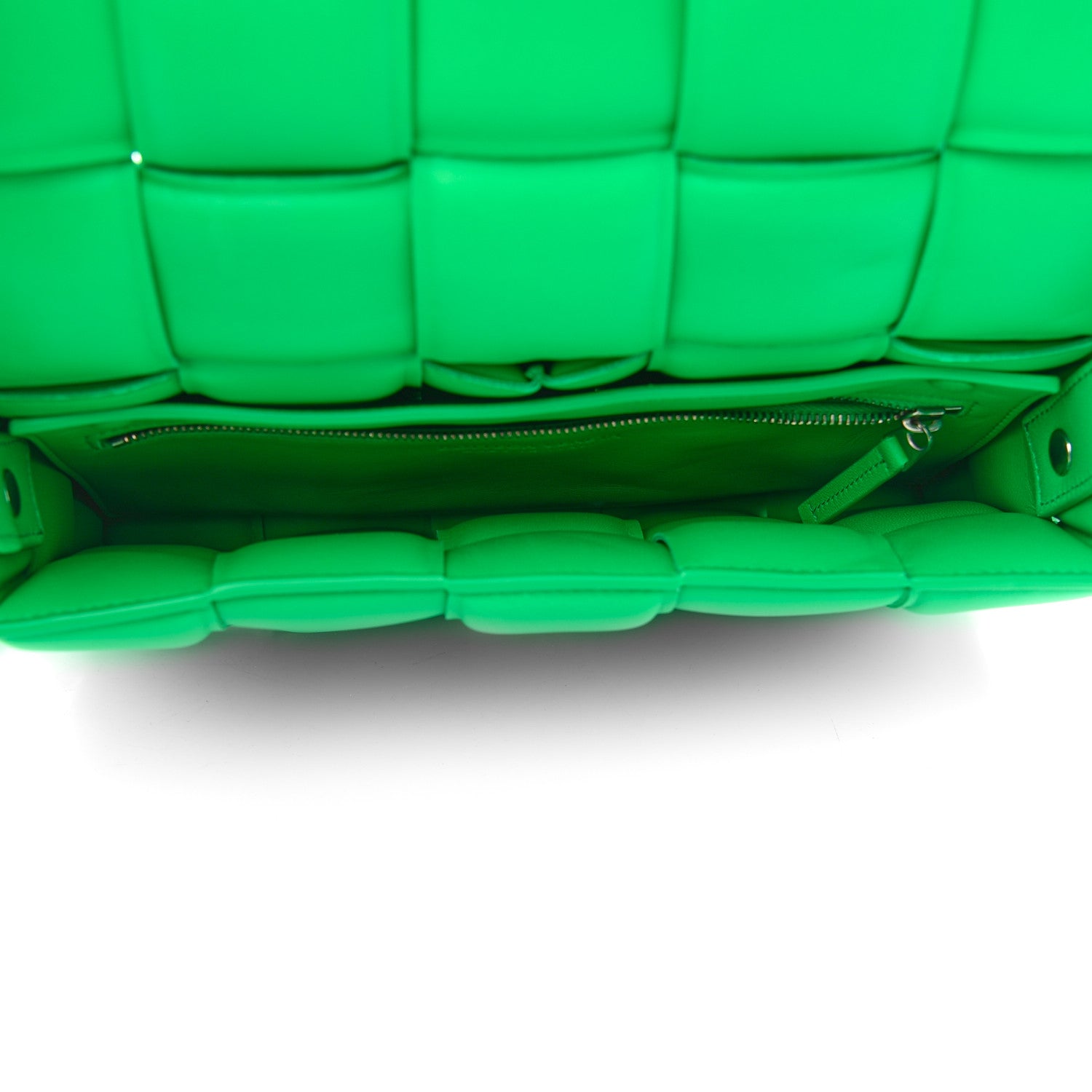 Bottega Veneta Nappa Maxi Intreccio Padded Cassette Crossbody Bag Grass 5 of 11
