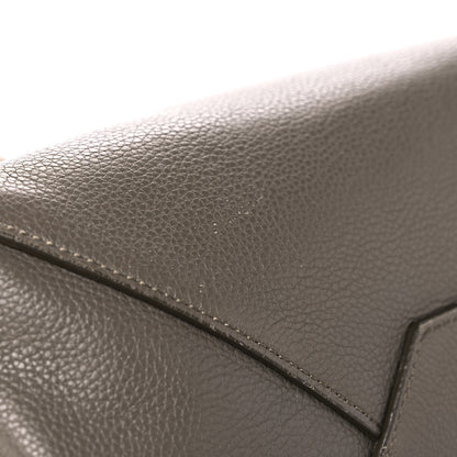Celine Soft Grained Calfskin Small Belt Cabas Phantom Taupe 12 of 27