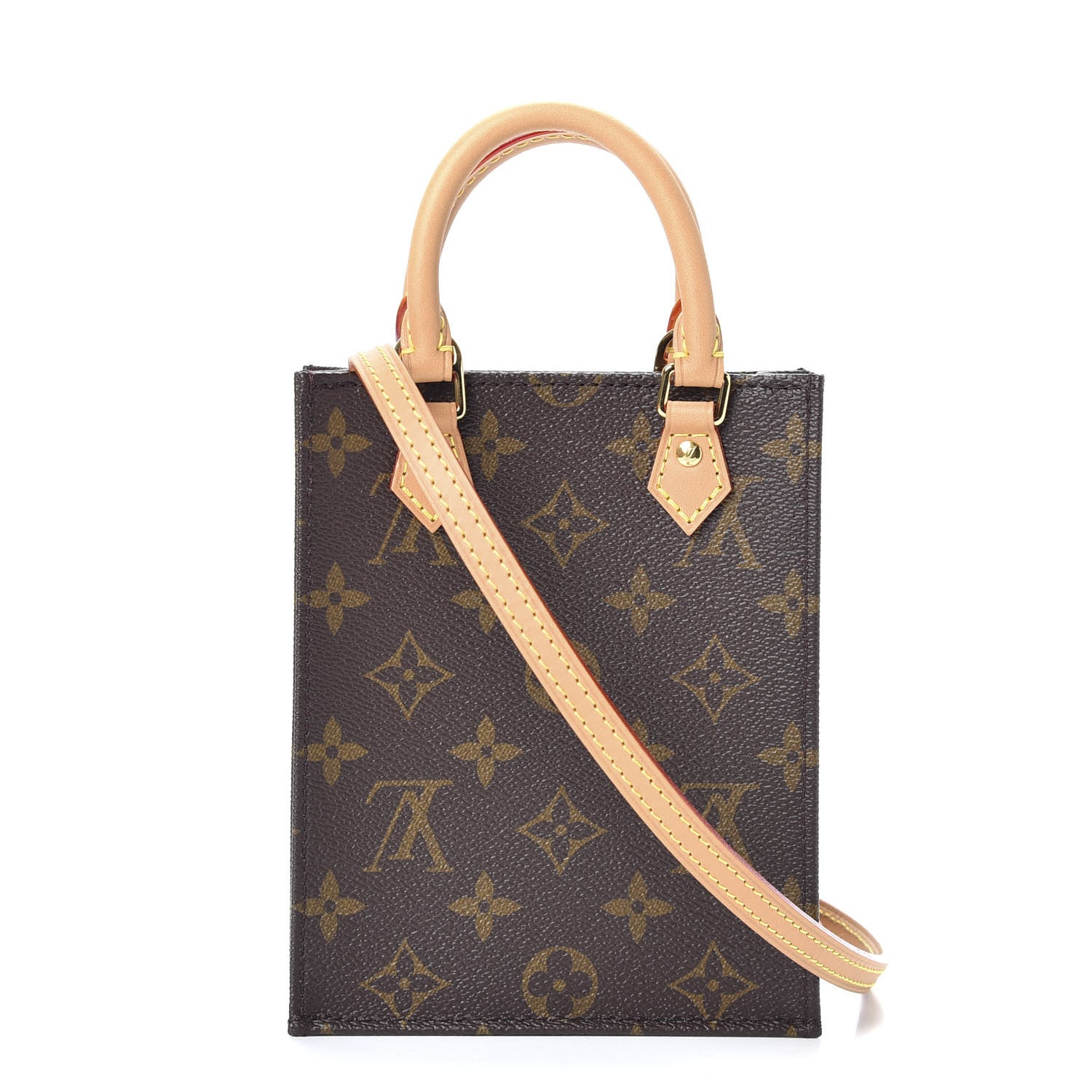 Louis Vuitton Monogram Petit Sac Plat 1 of 9