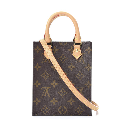 Louis Vuitton Monogram Petit Sac Plat 1 of 9