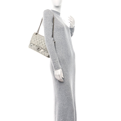 Chanel Metallic Aged Calfskin Quilted 2.55 Reissue 226 Flap Silver 2 of 12