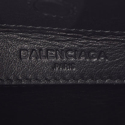 Balenciaga Grained Calfskin Papier Mini A4 Zip Around Tote Black 8 of 11