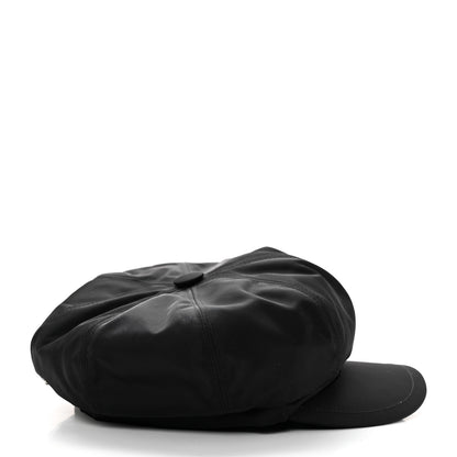 Prada Re-Nylon Mens Newsboy Hat L Black 5 of 8