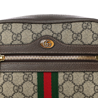Gucci GG Supreme Monogram Web Small Ophidia Belt Bag 95 38 Dark Brown 7 of 11