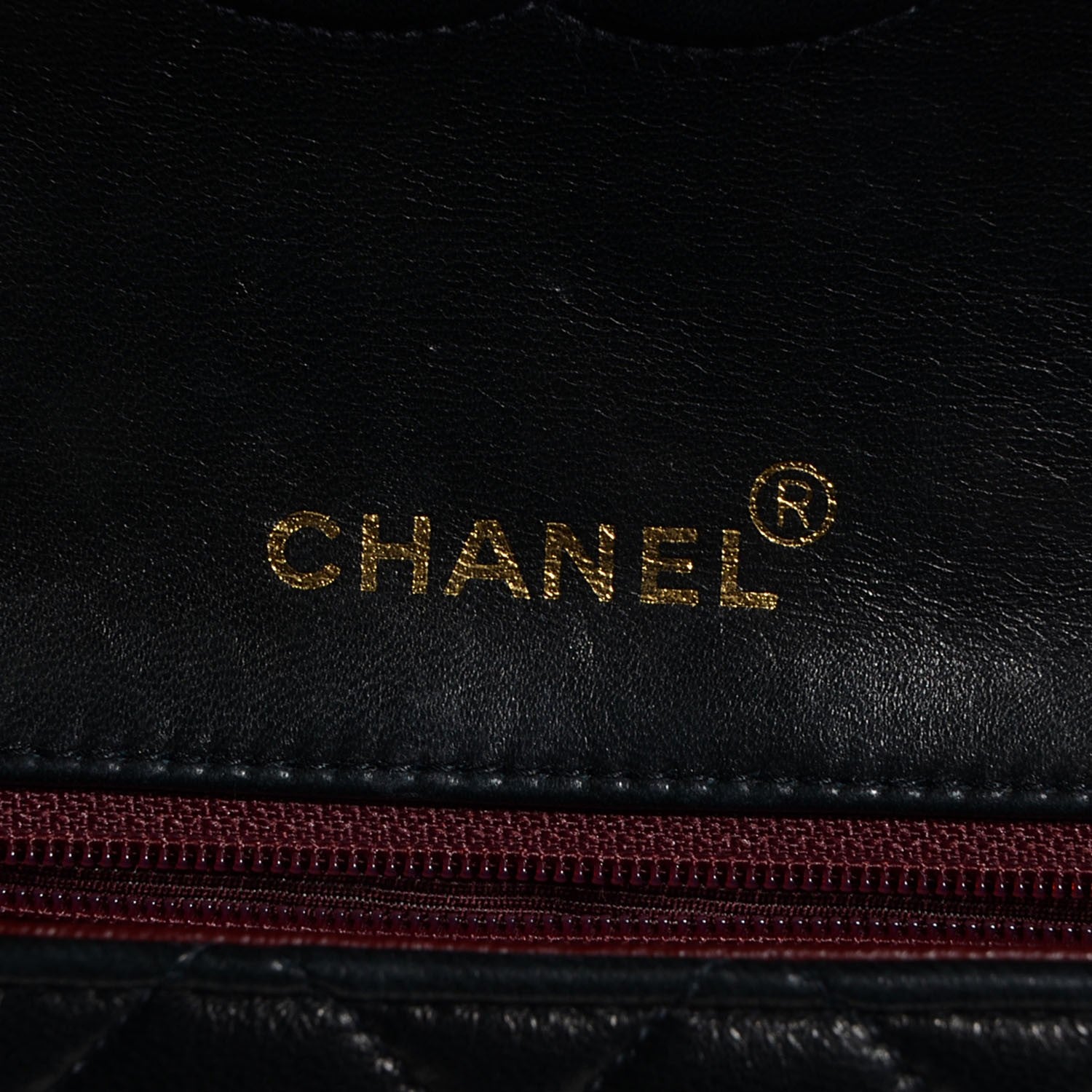Chanel Lambskin Quilted Mini Square Flap Black 5 of 8