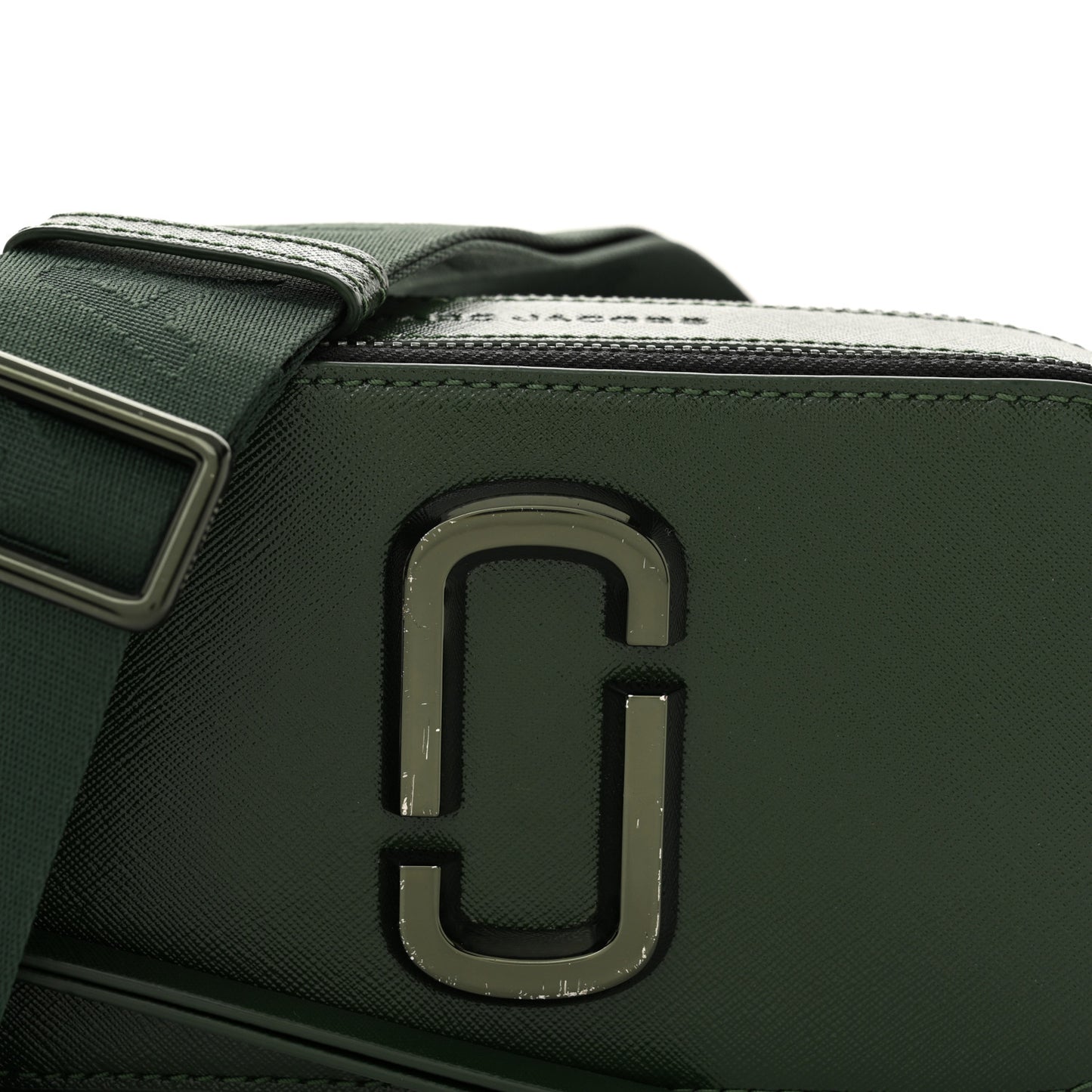 Saffiano Small Snapshot Camera Bag Olive Green