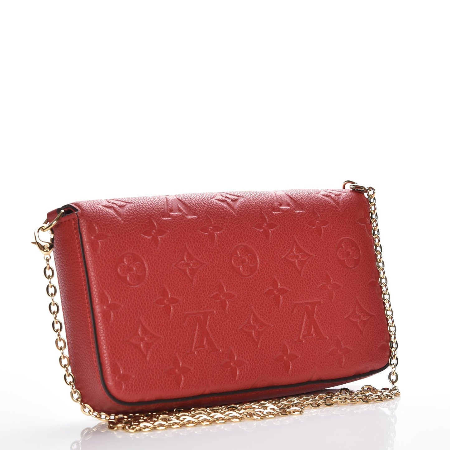 Empreinte Pochette Felicie Chain Wallet Cherry