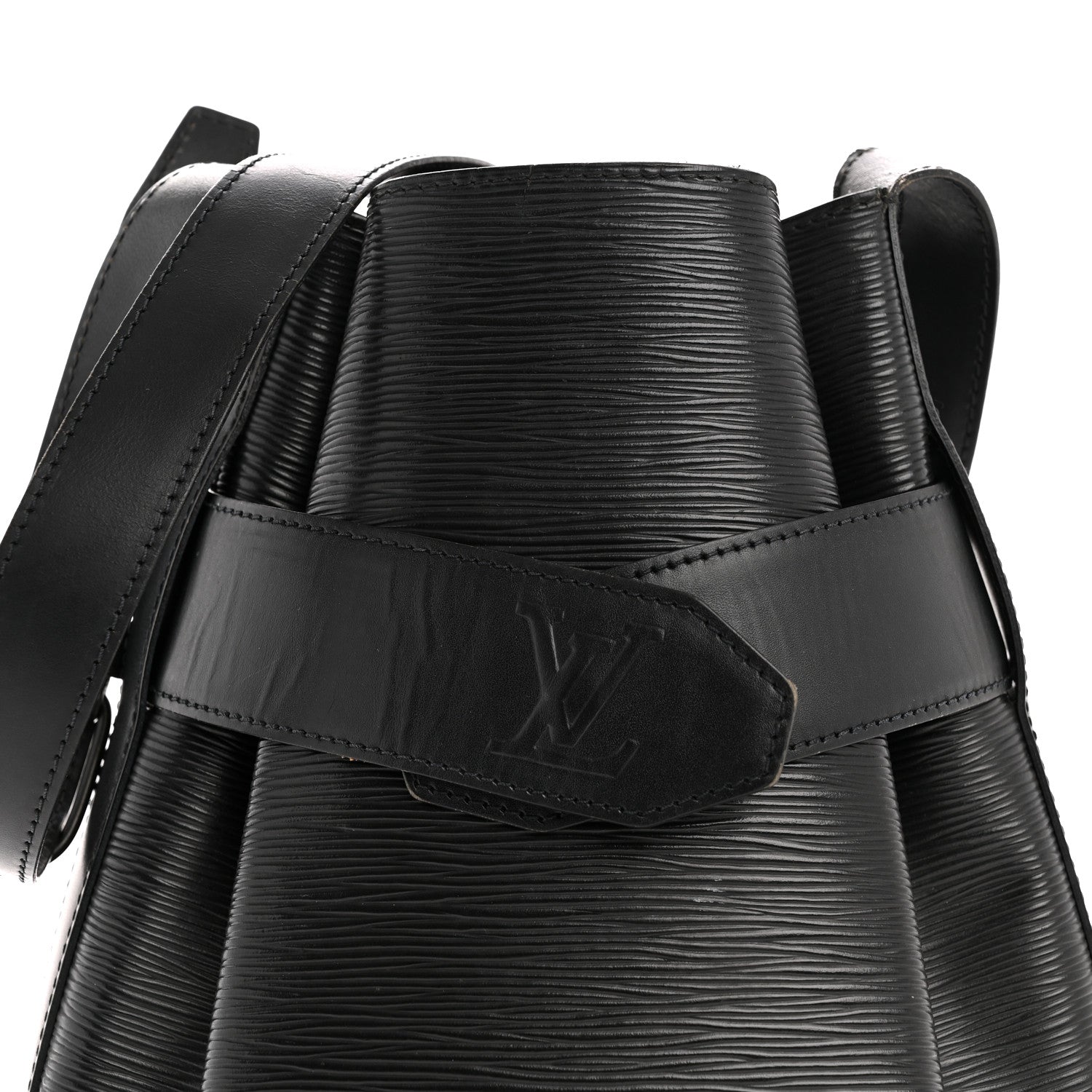 Louis Vuitton Epi Sac D'epaule Black 7 of 16