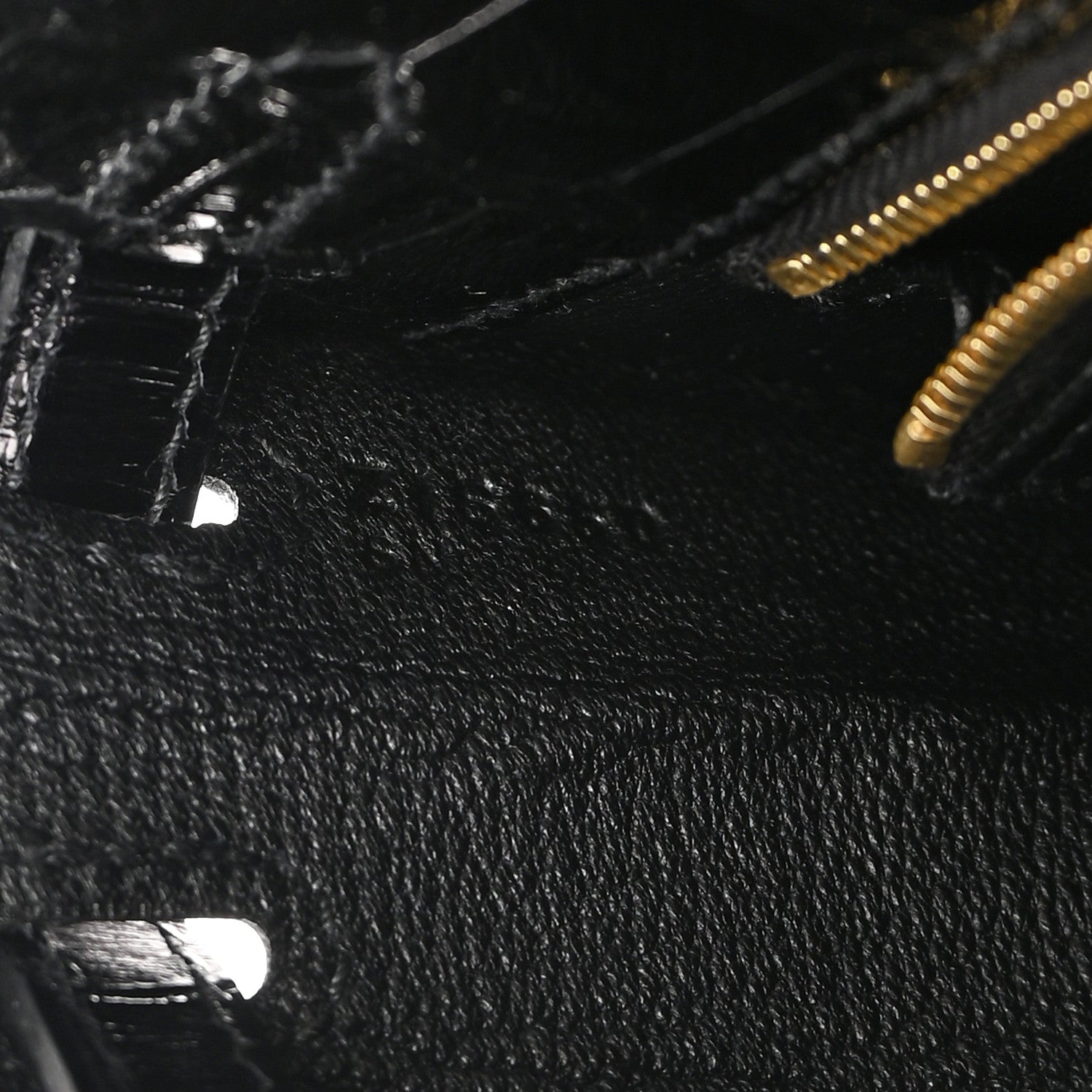 Hermes Shiny Alligator Kelly Sellier 25 Black 7 of 11