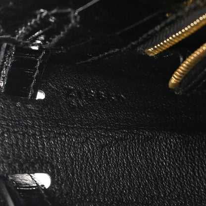 Hermes Shiny Alligator Kelly Sellier 25 Black 7 of 11