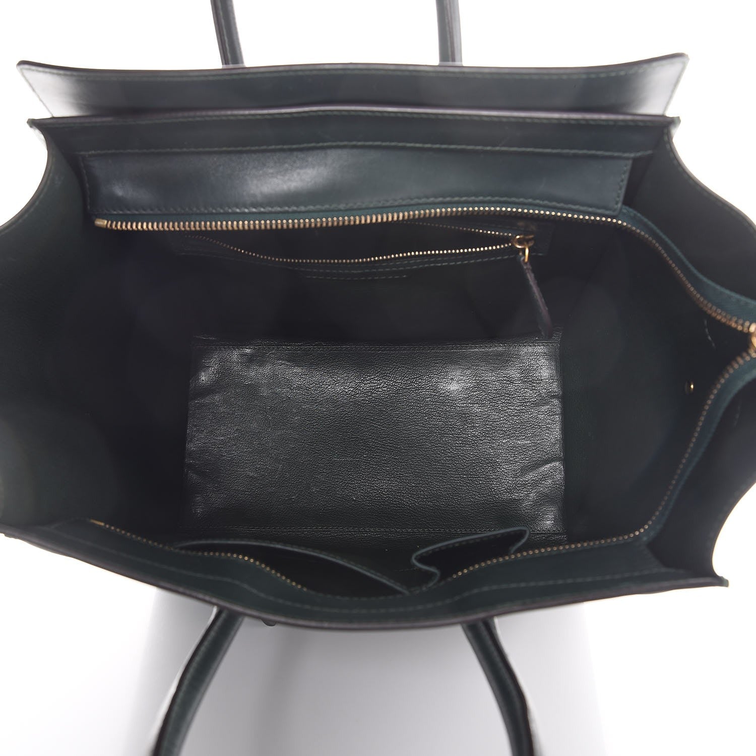 Celine Smooth Calfskin Mini Luggage Emerald 5 of 24