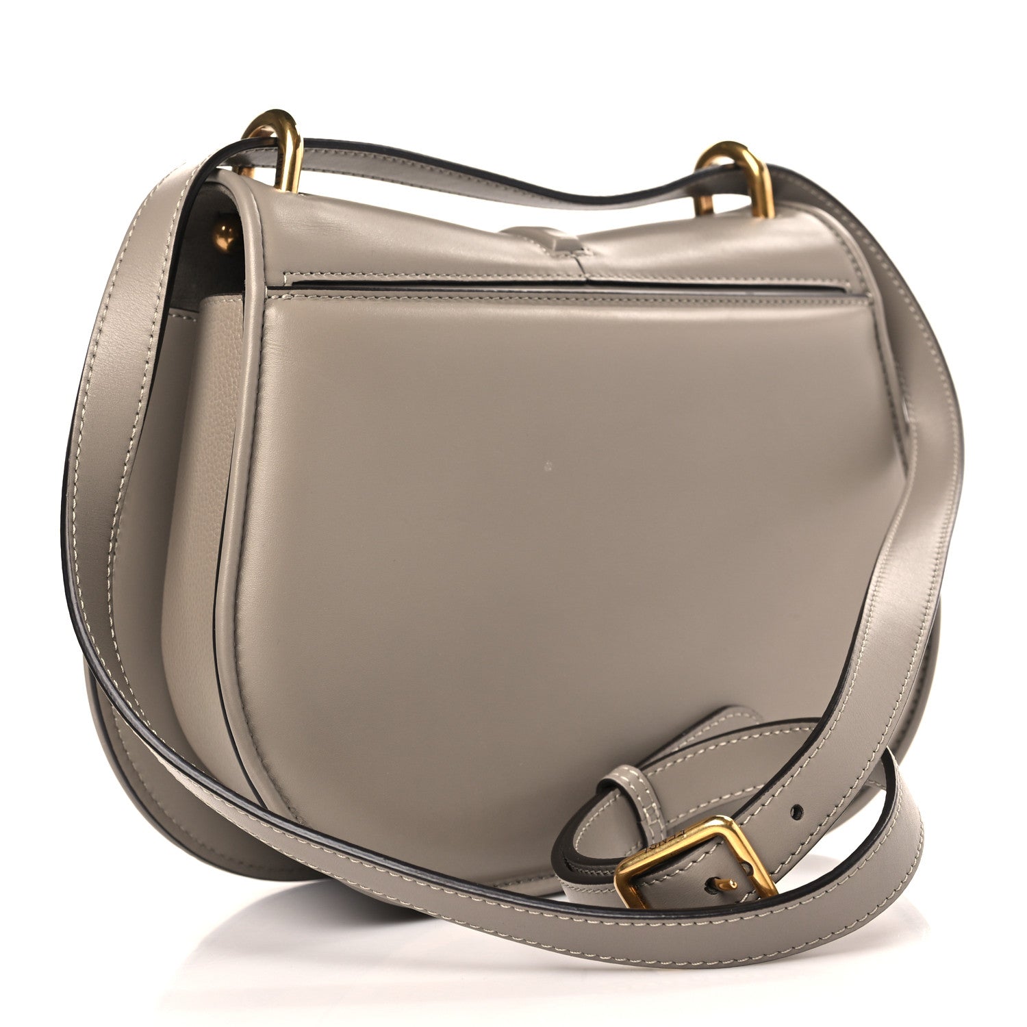 Fendi Vitello Brenta Cher Medium Fendi C'mon Tortora 3 of 9